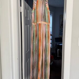 Anthropologie Striped Halter Jumpsuit - Women's